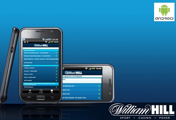 William Hill: Νέα Android εφαρμογή